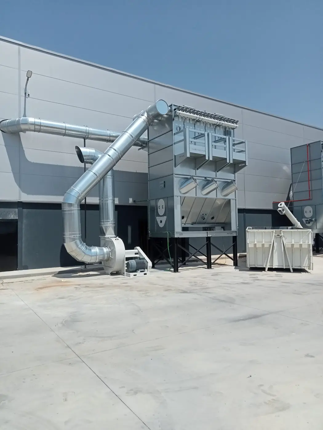 Sistema exterior de aspiración industrial NAVIRE
